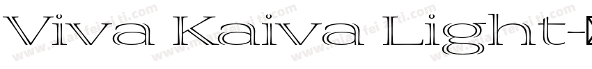 Viva Kaiva Light字体转换